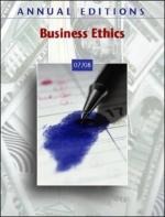 Business Ethics 07 08: 2007-2008