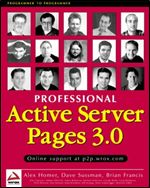 Professional Active Server Pages 3. 0